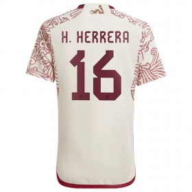 Camisetas México H.HERRERA 16 Segunda Copa Mundial 2022 - Hombre